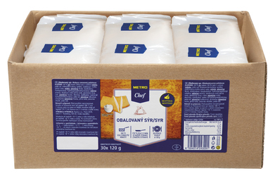 METRO Chef Obalovaný sýr mraž. 30 x 120 g