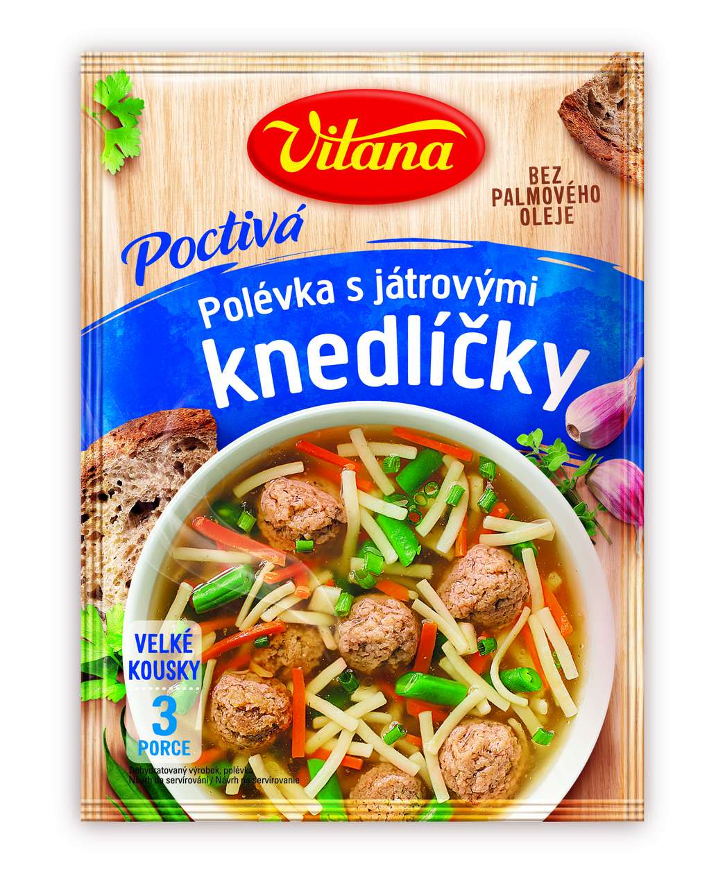 Vitana Poctivá s játrovými knedlíčky 88 g