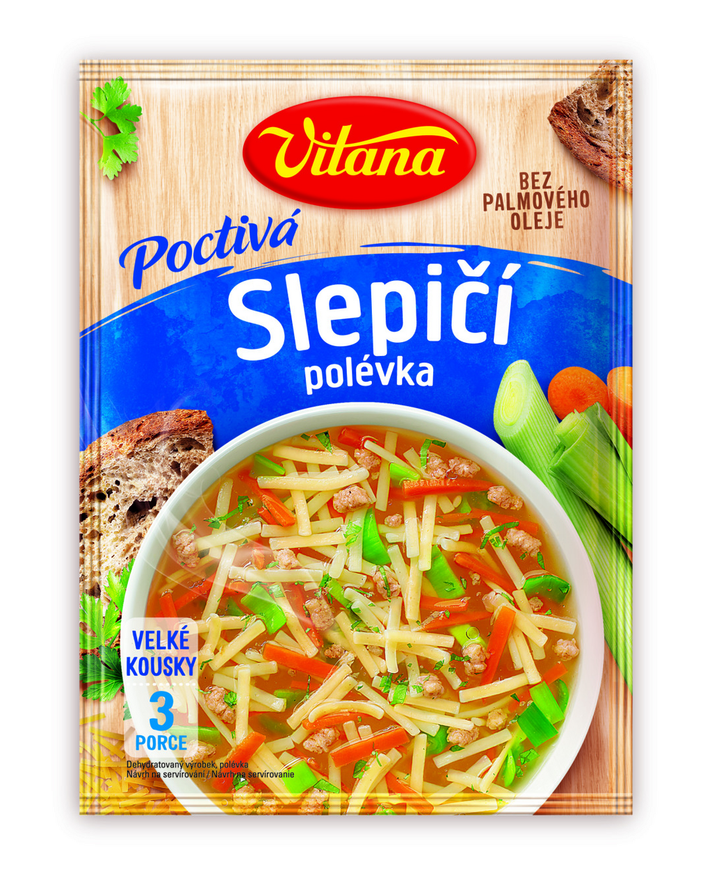 Vitana Poctivá Polévka slepičí 85 g