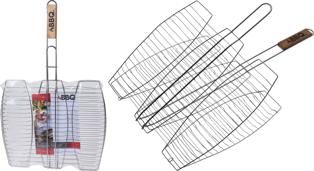 BBQ Mřížka grilovací na 3 ryby 1 ks