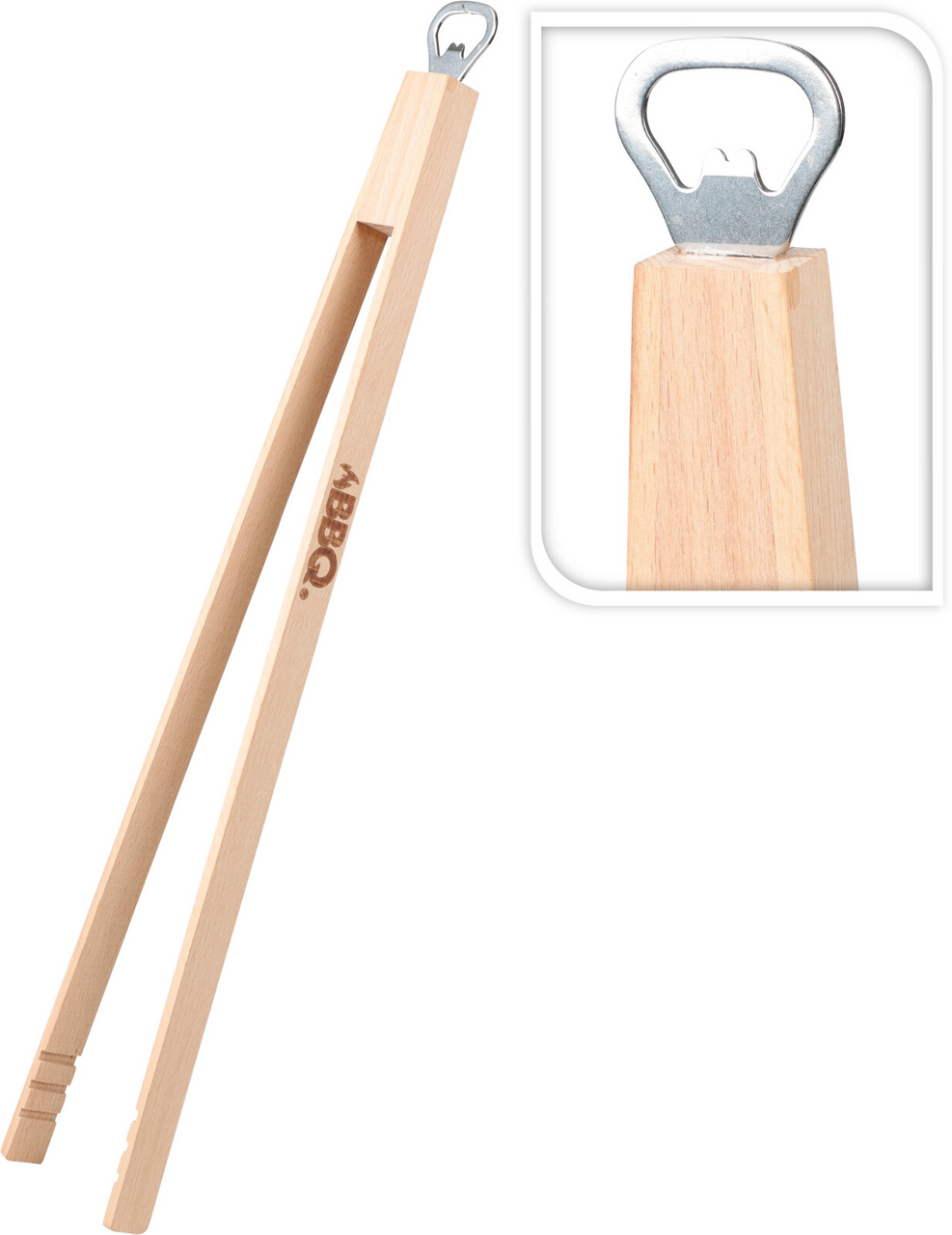 Kleště BBQ s otvírákem 1 ks