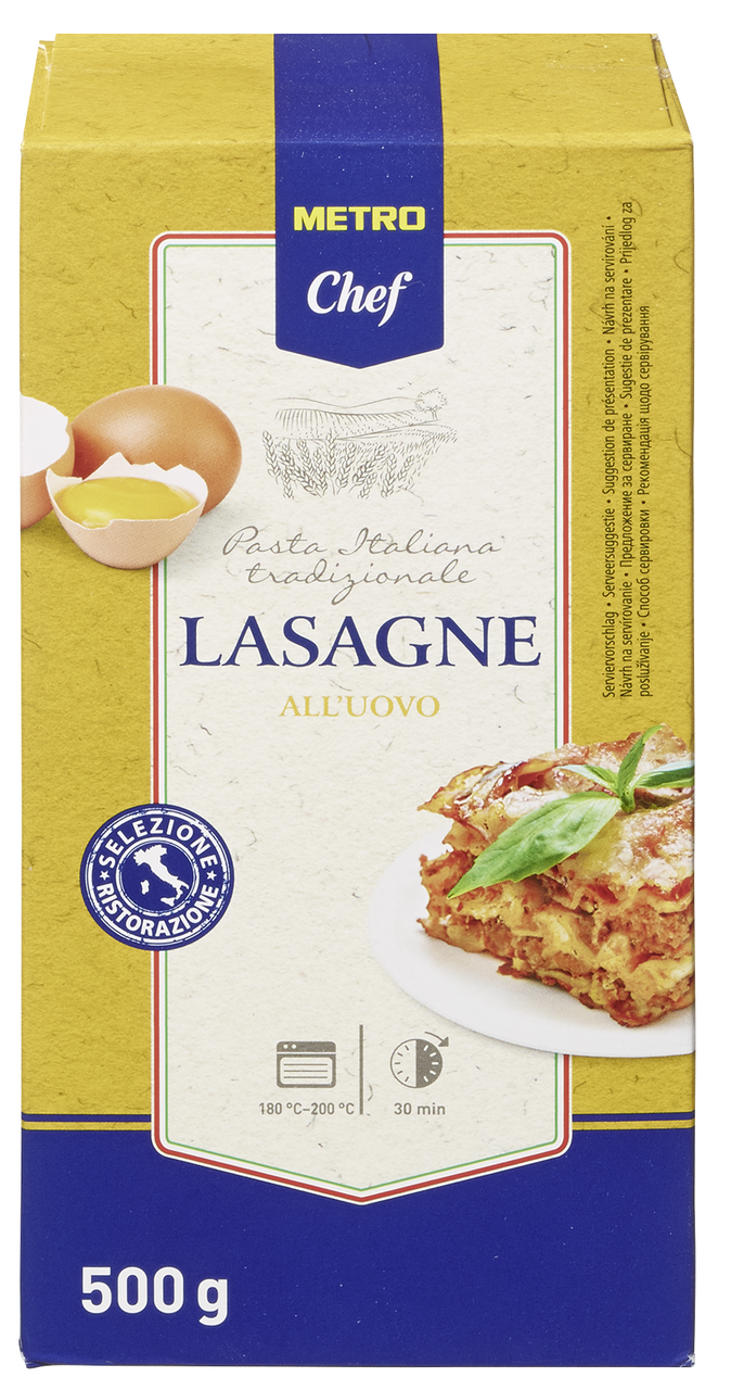 METRO Chef Lasagne vaječné 500 g