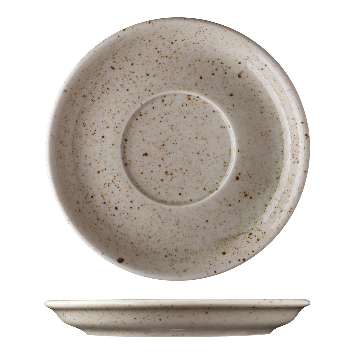 Lilien Podšálek Life Natural 15 cm porcelán 6 ks