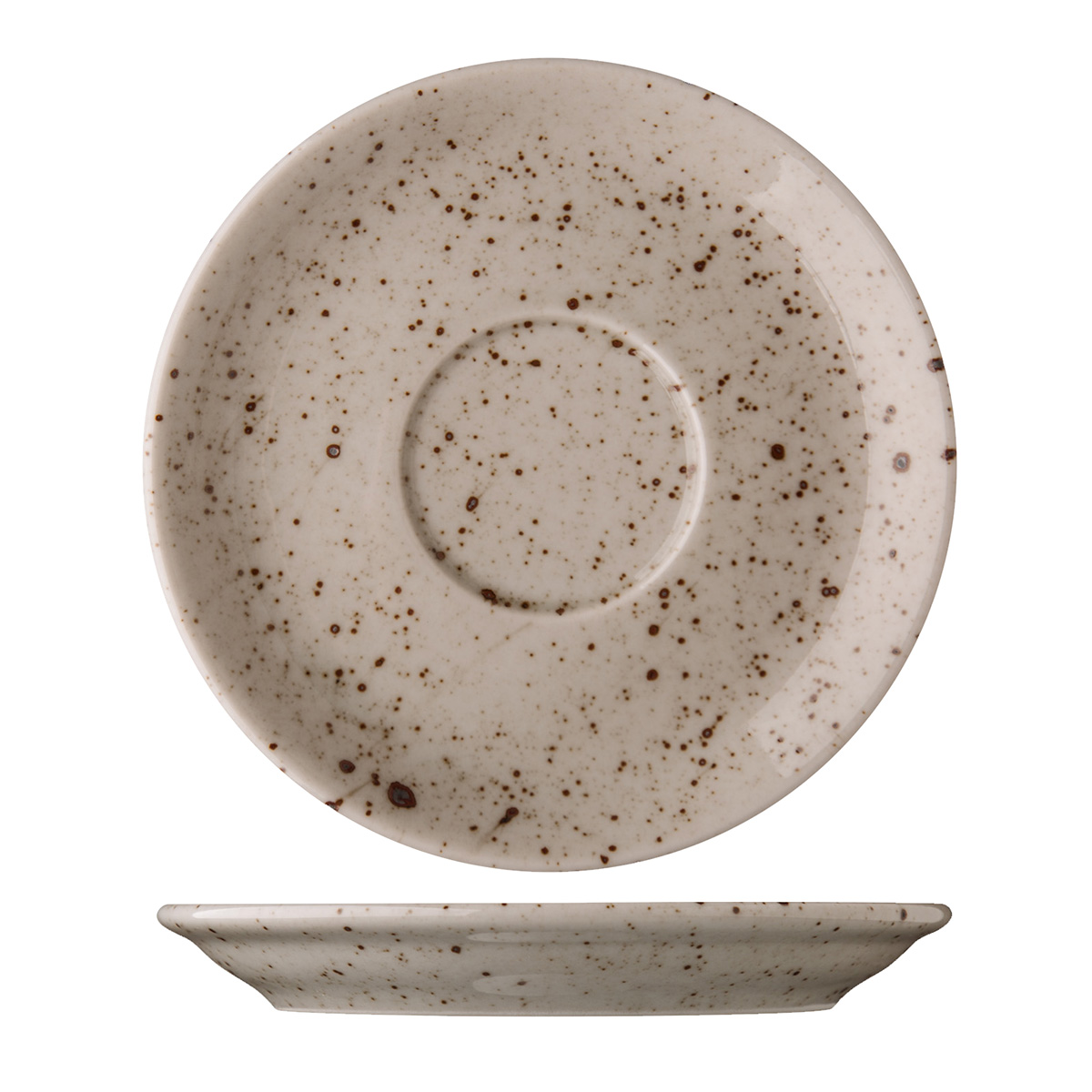 Lilien Podšálek Life Natural 12 cm porcelán 6 ks