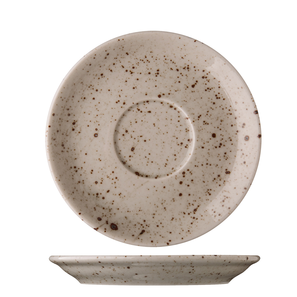 Lilien Podšálek Life Natural 13 cm porcelán 6 ks