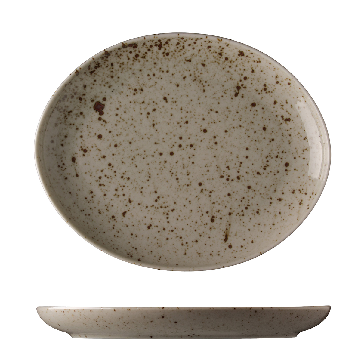 Lilien Podnos Life Natural 20 cm porcelán 6 ks