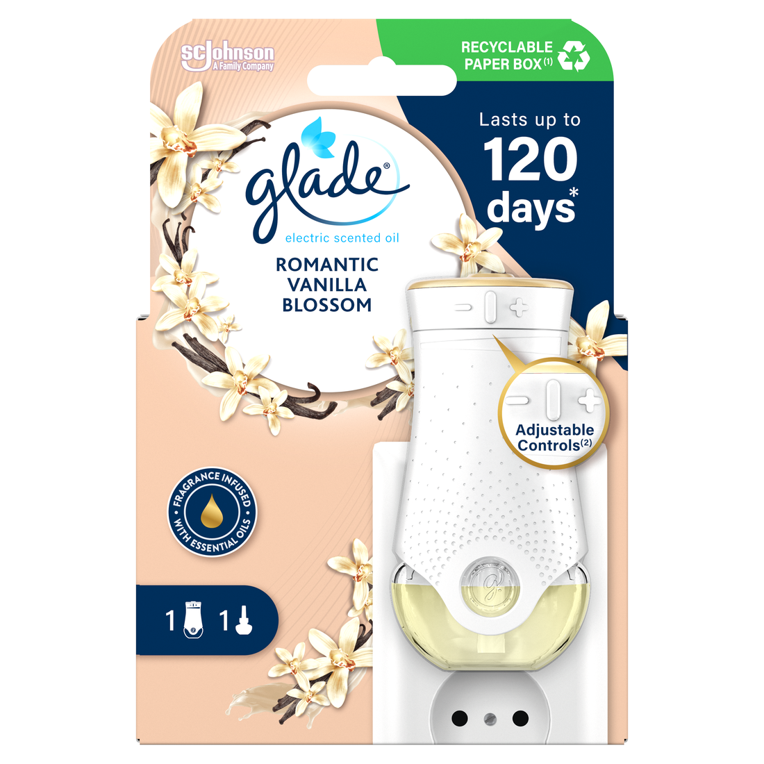 glade Electric Vanilla 1 + 20 ml