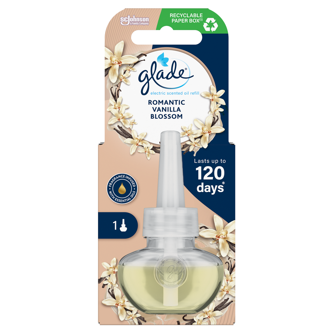 glade Electric Vanilla náhradní náplň 20 ml