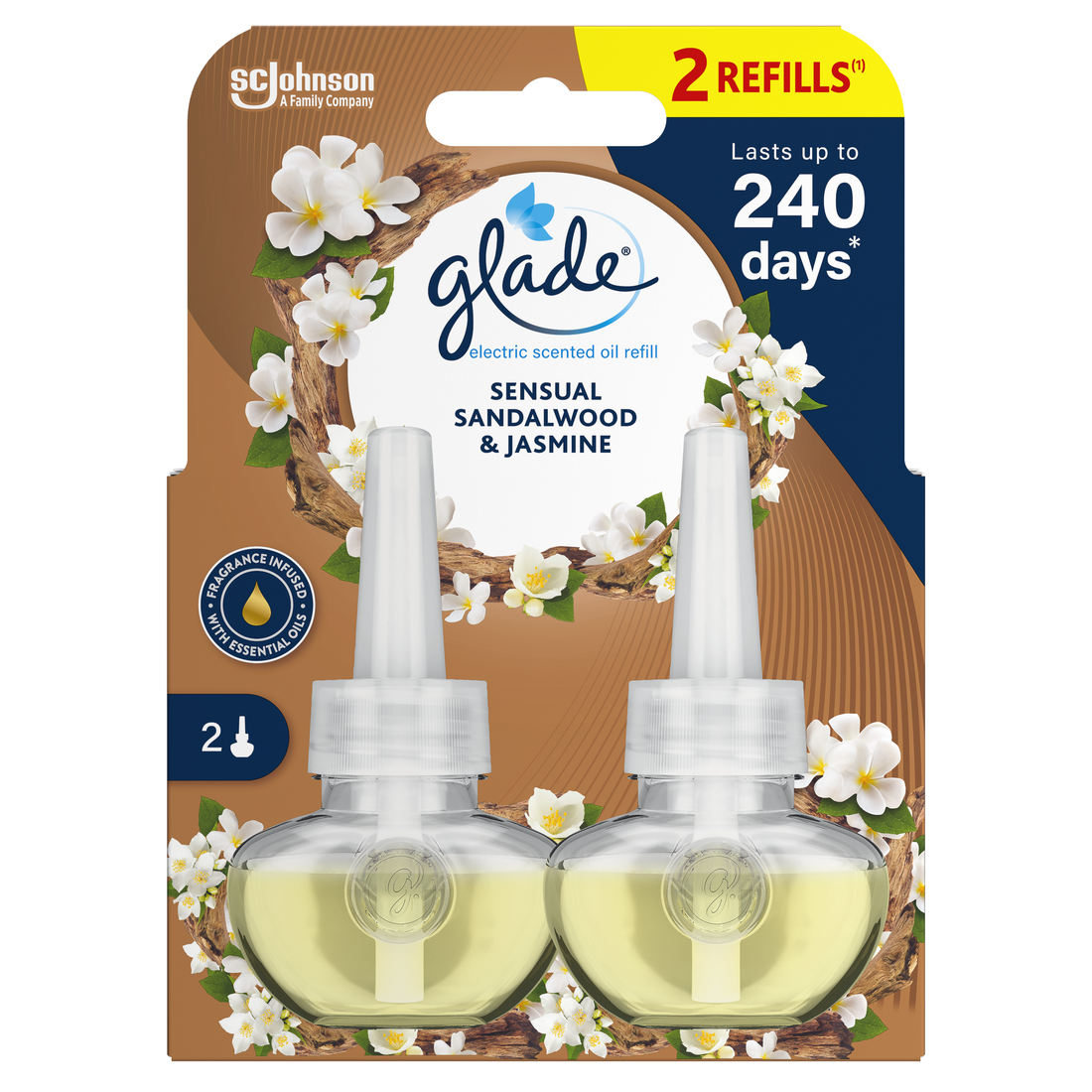 glade Electric Sandalwood náhradní náplň 2 x 20 ml