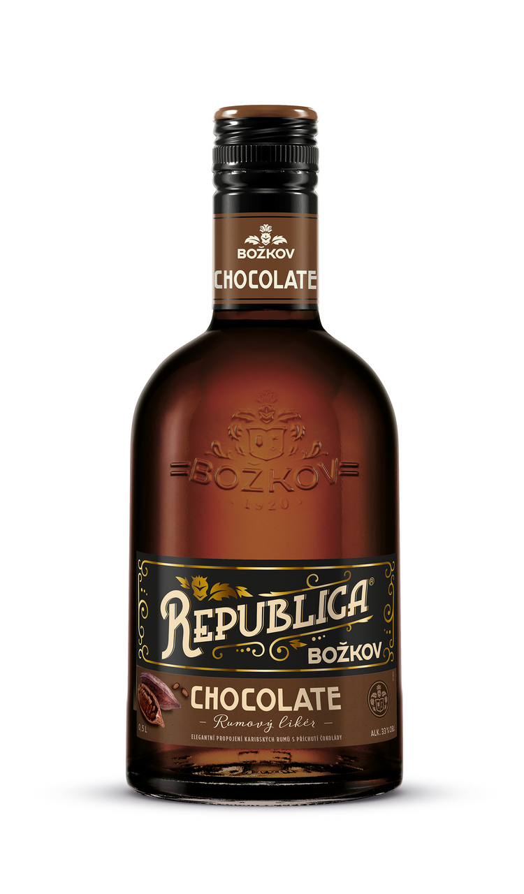 BOŽKOV Republica Chocolate 33 % 500 ml