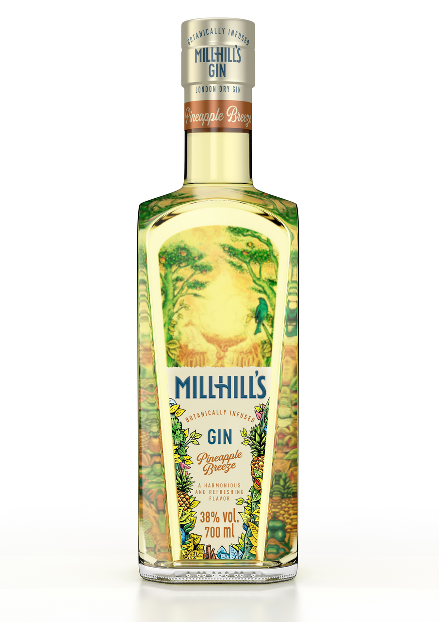STOCK MILLHILL'S Pineapple 38 % 700 ml