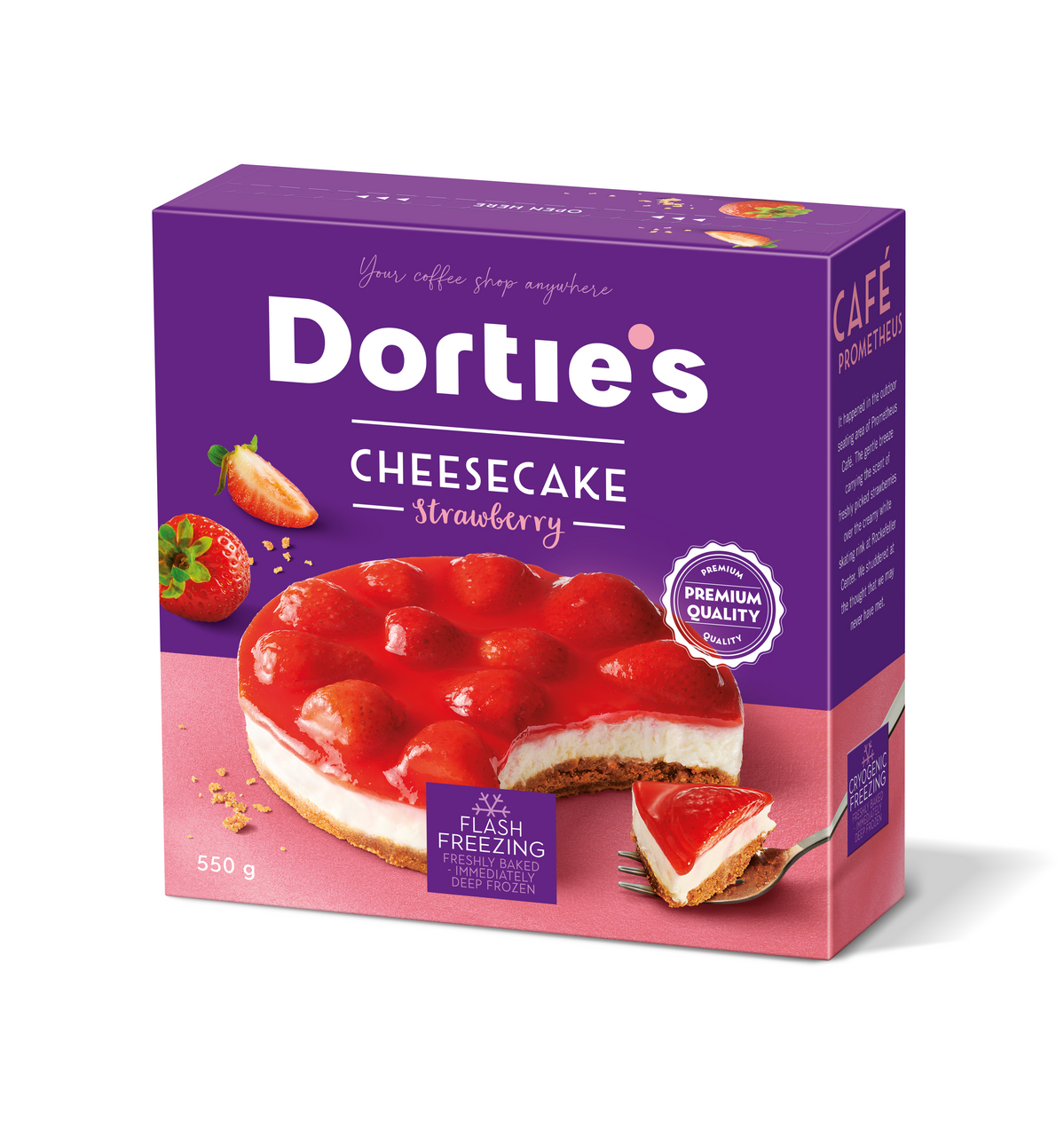 Cheesecake Jahoda mraž. 550 g