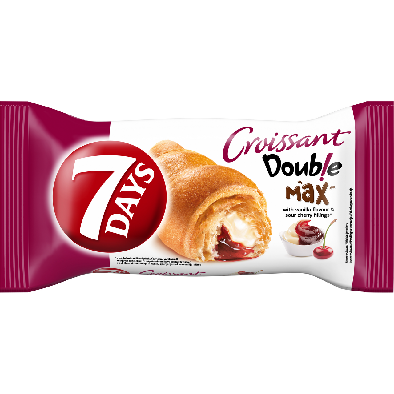 7 DAYS Croissant vanilka višeň 80 g
