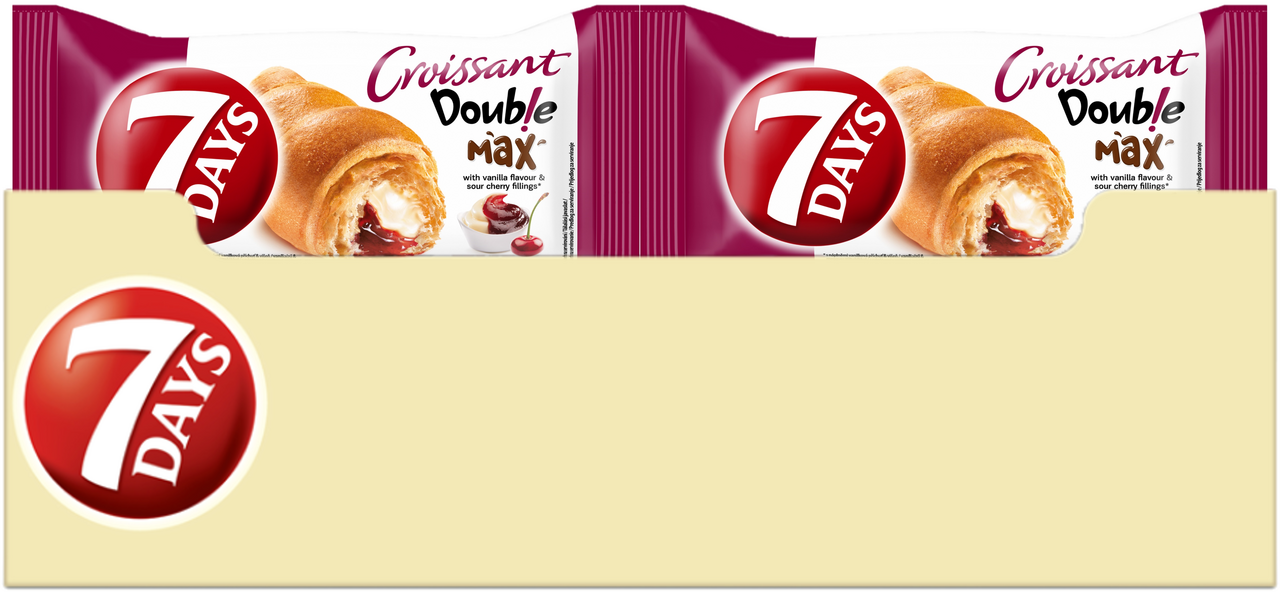 7 DAYS Croissant vanilka višeň 20 x 80 g