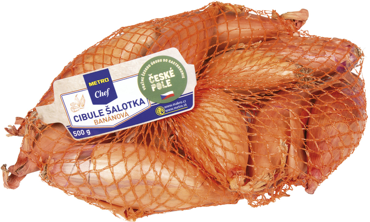 METRO Chef Cibule šalotka banánová CZ čerstvá 500 g