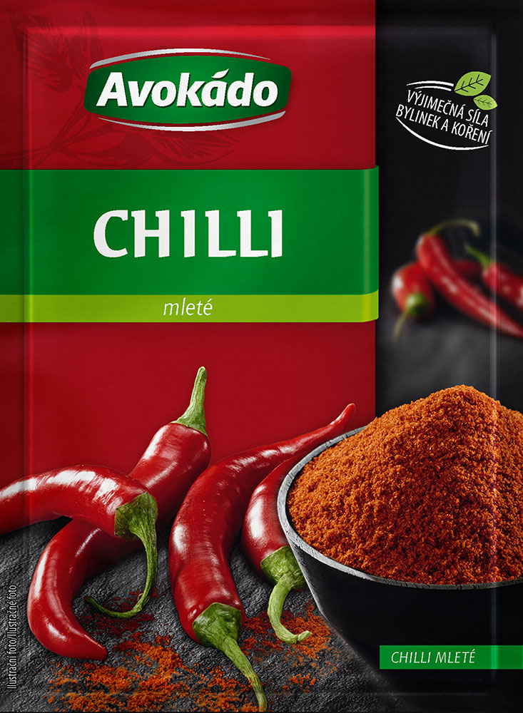Avokádo Chilli mleté 5 x 28 g