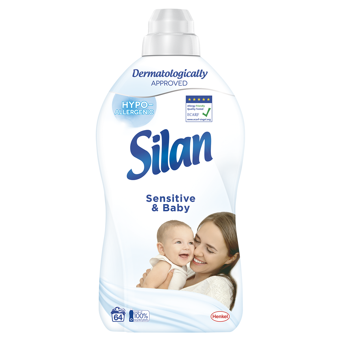 Silan Sensitive aviváž (64 praní) 1408 ml