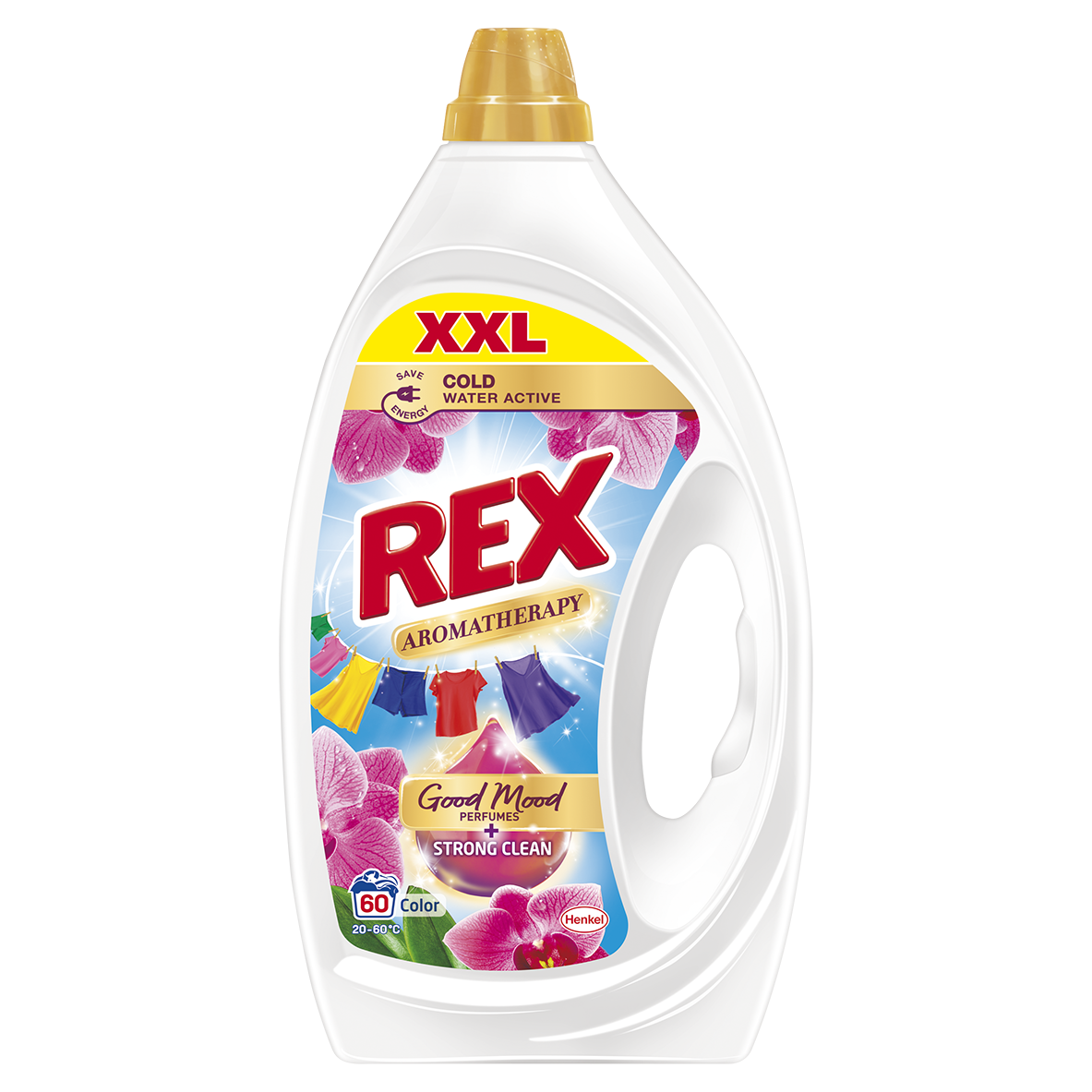 REX At Orchid gel na praní (60 praní) 2,7 l