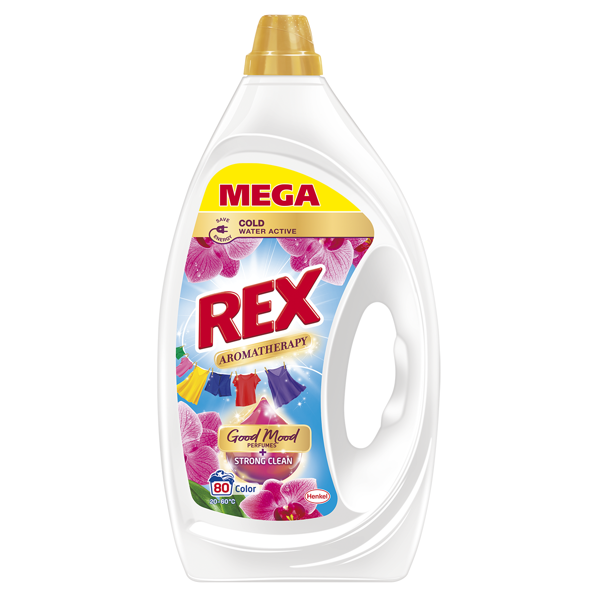 REX At Orchid gel na praní (80 praní) 3,6 l
