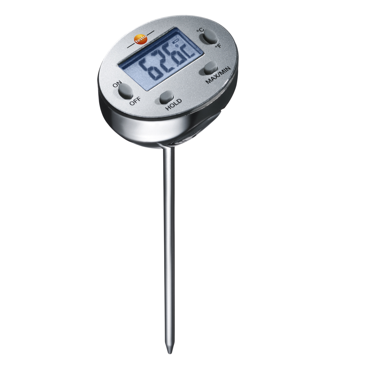 Teploměr mini vodotěsný Silver 1 ks