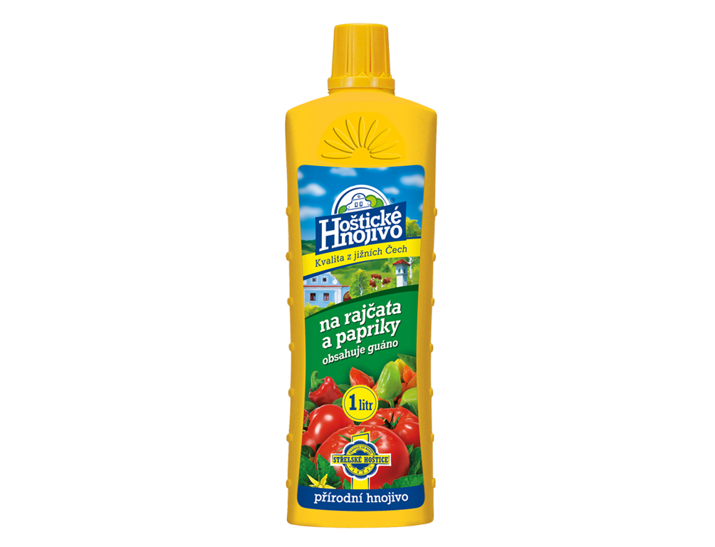 NOHEL-GARDEN Hoštické hnojivo na rajčata a papriky s guánem 1 l