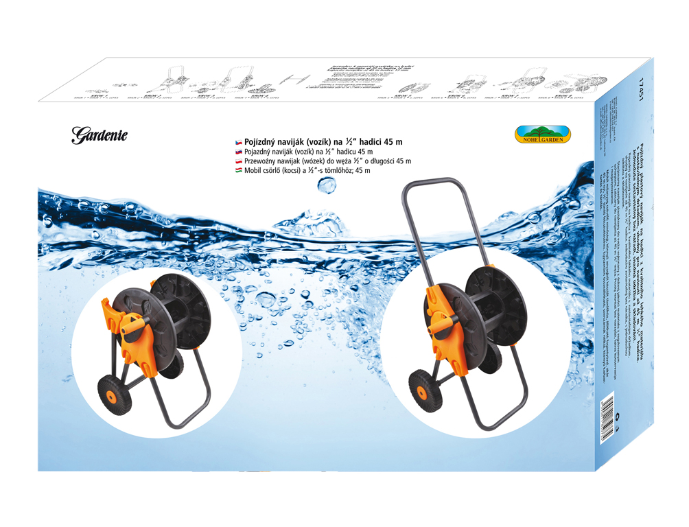 NOHEL-GARDEN Naviják pojízdný na 1/2 hadici 45 m 1 ks
