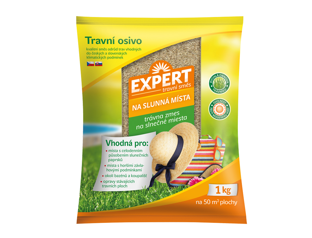 NOHEL-GARDEN Expert Travní směs na slunná místa 1 kg