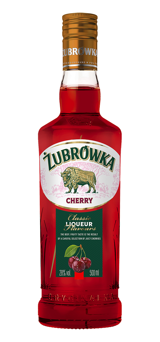 ŻUBRÓWKA Cherry 28 % 500 ml