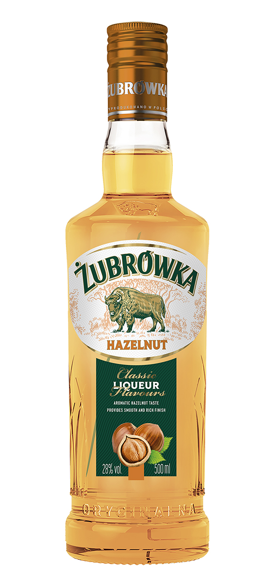 ŻUBRÓWKA Hazelnut 28 % 500 ml
