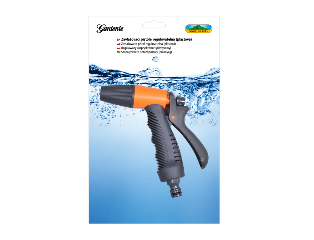 NOHEL-GARDEN Pistole na hadici regulovatelná 1 ks