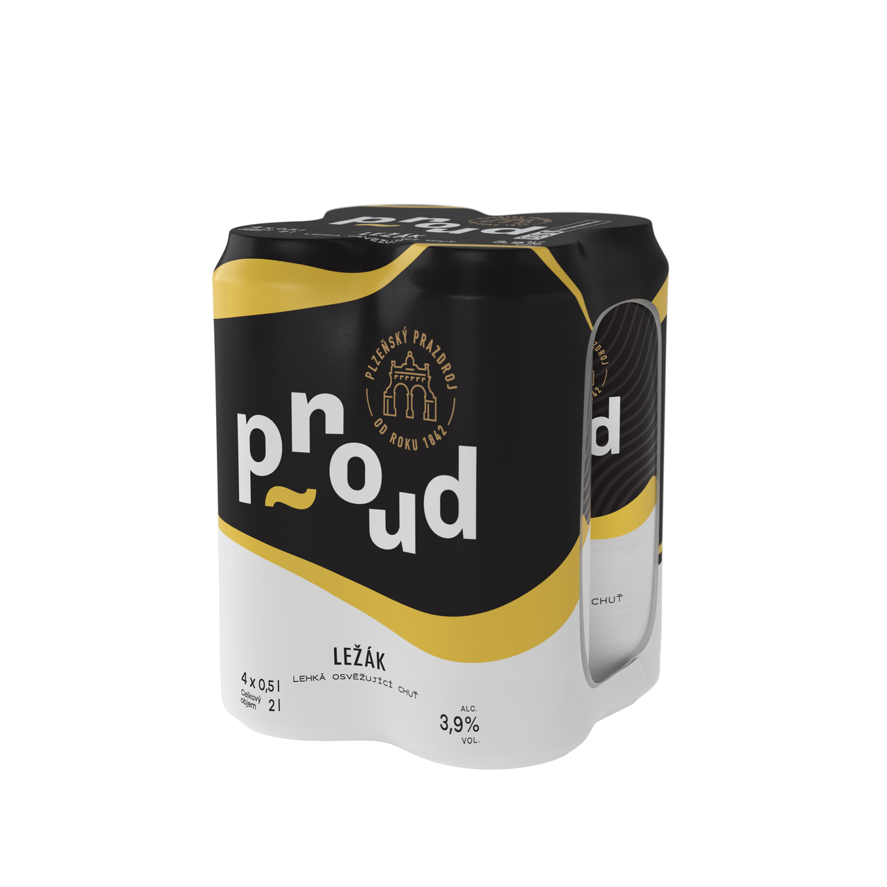 Proud Ležák 24 x 500 ml plech