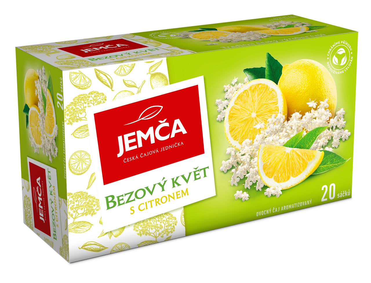 Jemča Bezový květ s citrónem ovocný čaj 20 ks