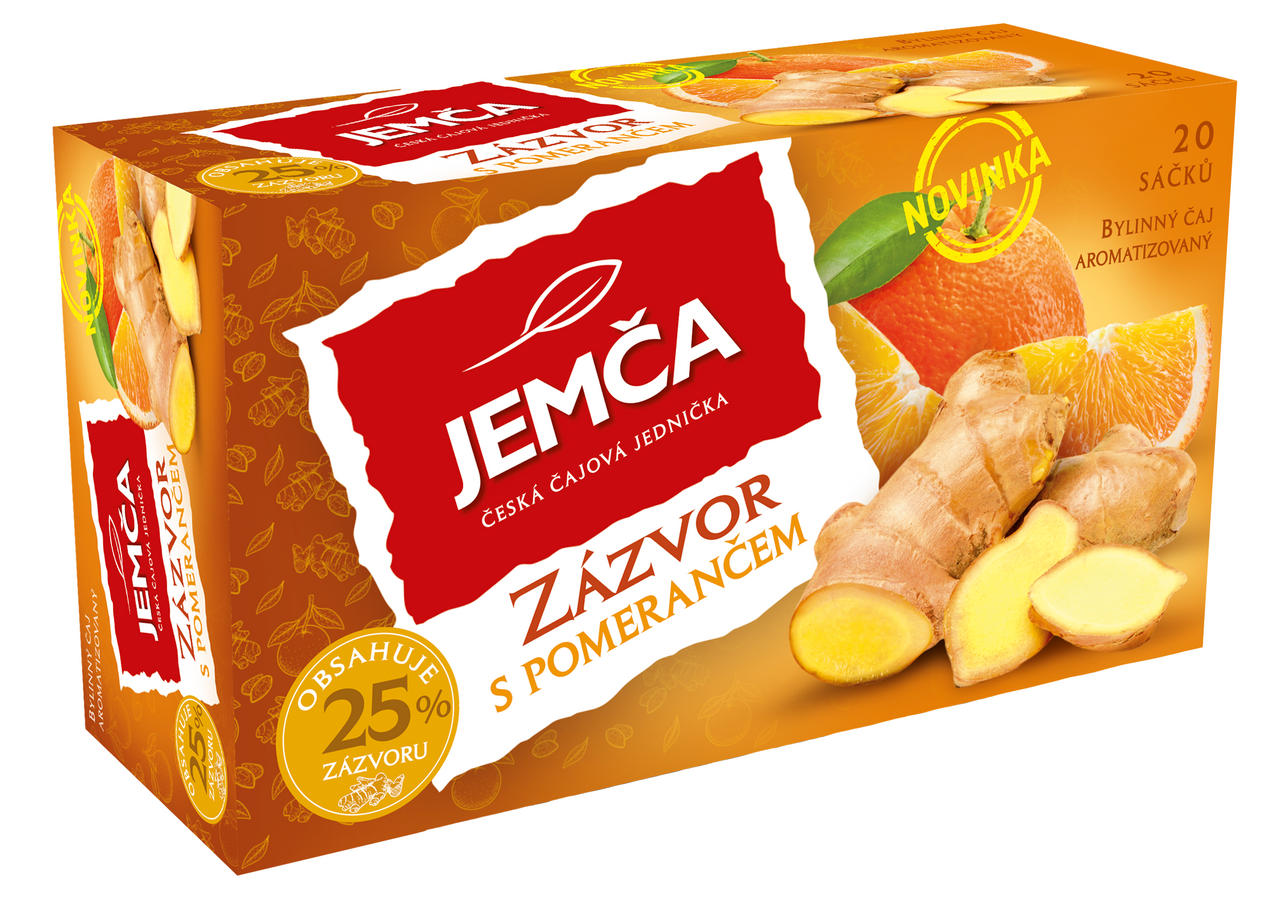 JEMČA Zázvor S Pomer. Byl.Čaj