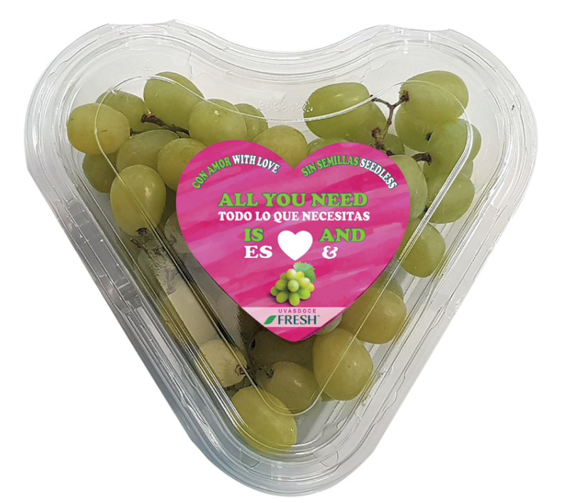 Hrozny bílé semenné Valentýn čerstvé 400 g