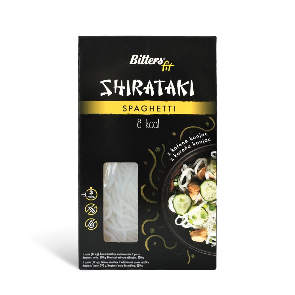 Bitters Shirataki Špagety Slim 390 g 