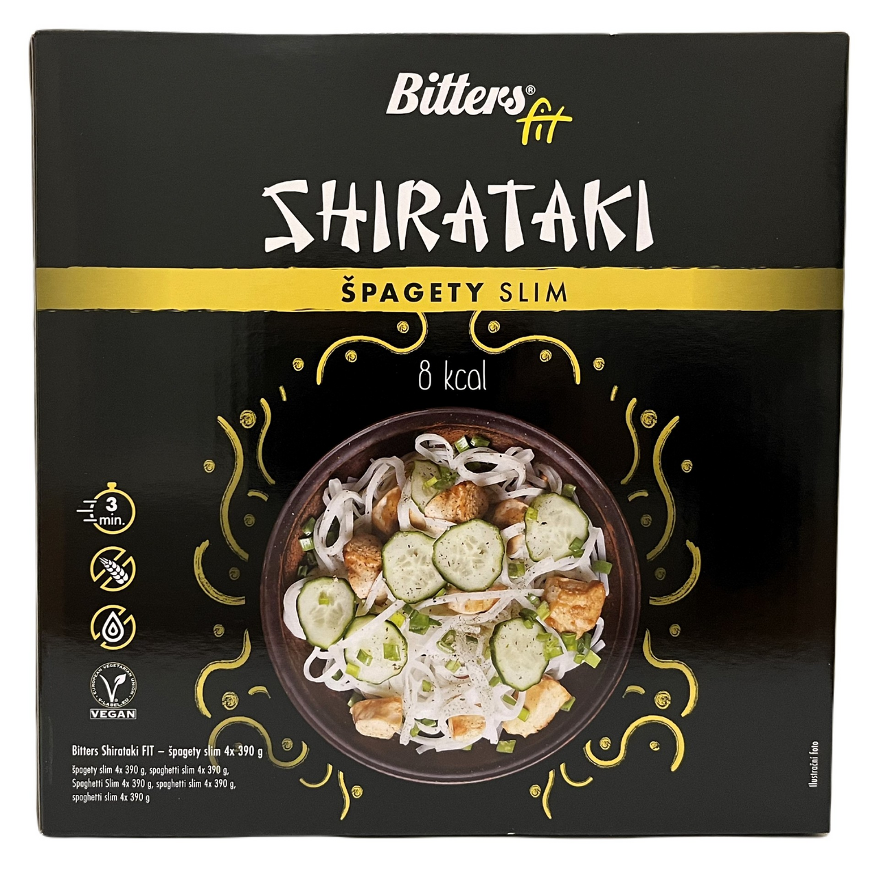 Shirataki Špagety slim 4 x 390 g