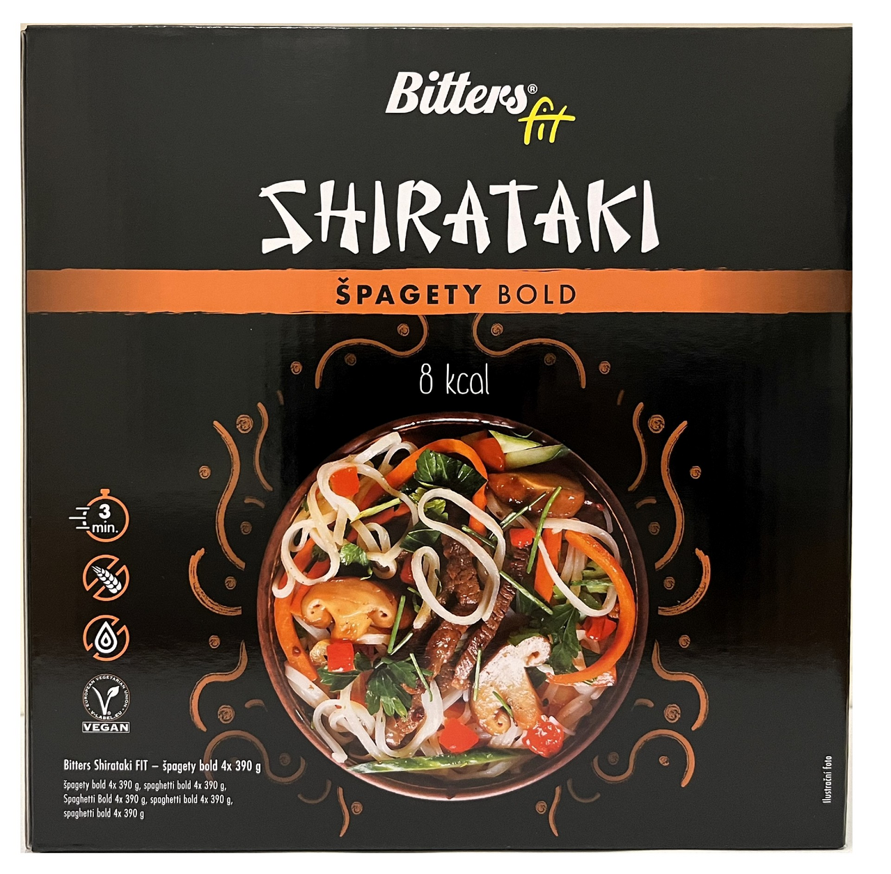 Shirataki Špagety bold 4 x 390 g