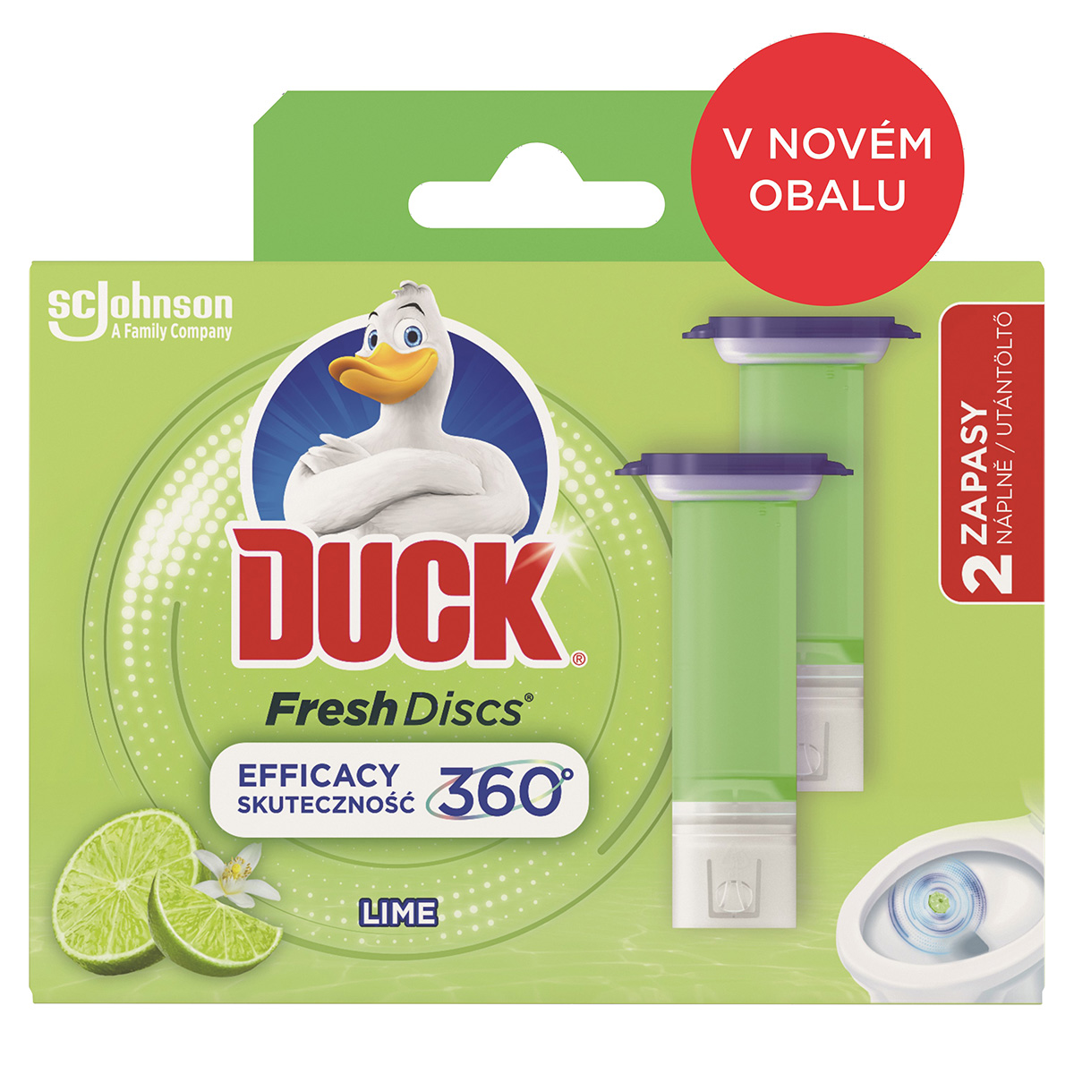 Duck Fresh Disc Lime náhradní náplň 72 ml