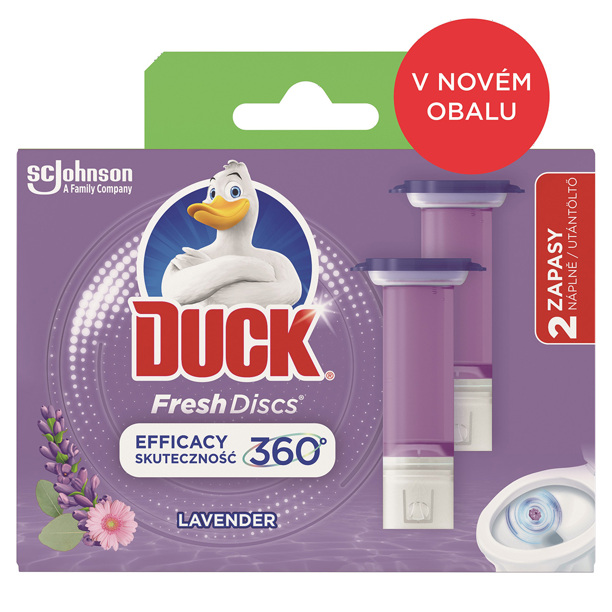 Duck Fresh Disc Levandule náhradní náplň 72 ml