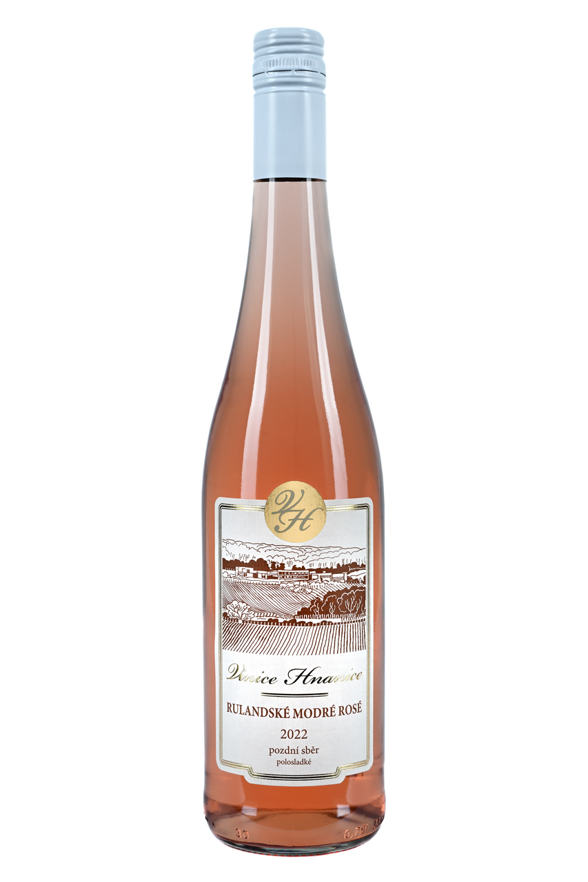 Vinice Hnanice Rulandské modré Rosé pozdní sběr 6 x 750 ml