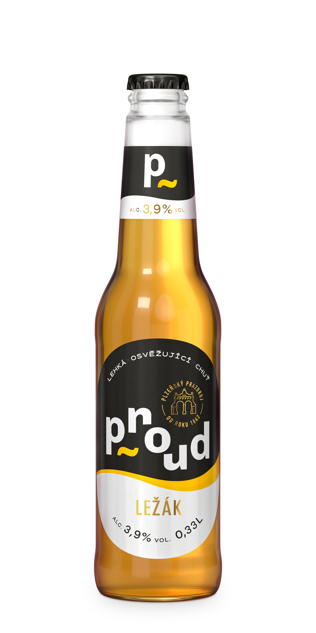 PIVOVAR PROUD 0,33L Vr Ležák