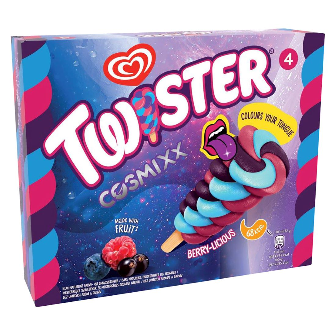 Langnese Twister Cosmixx Multipack mraž. 4 x 70 ml