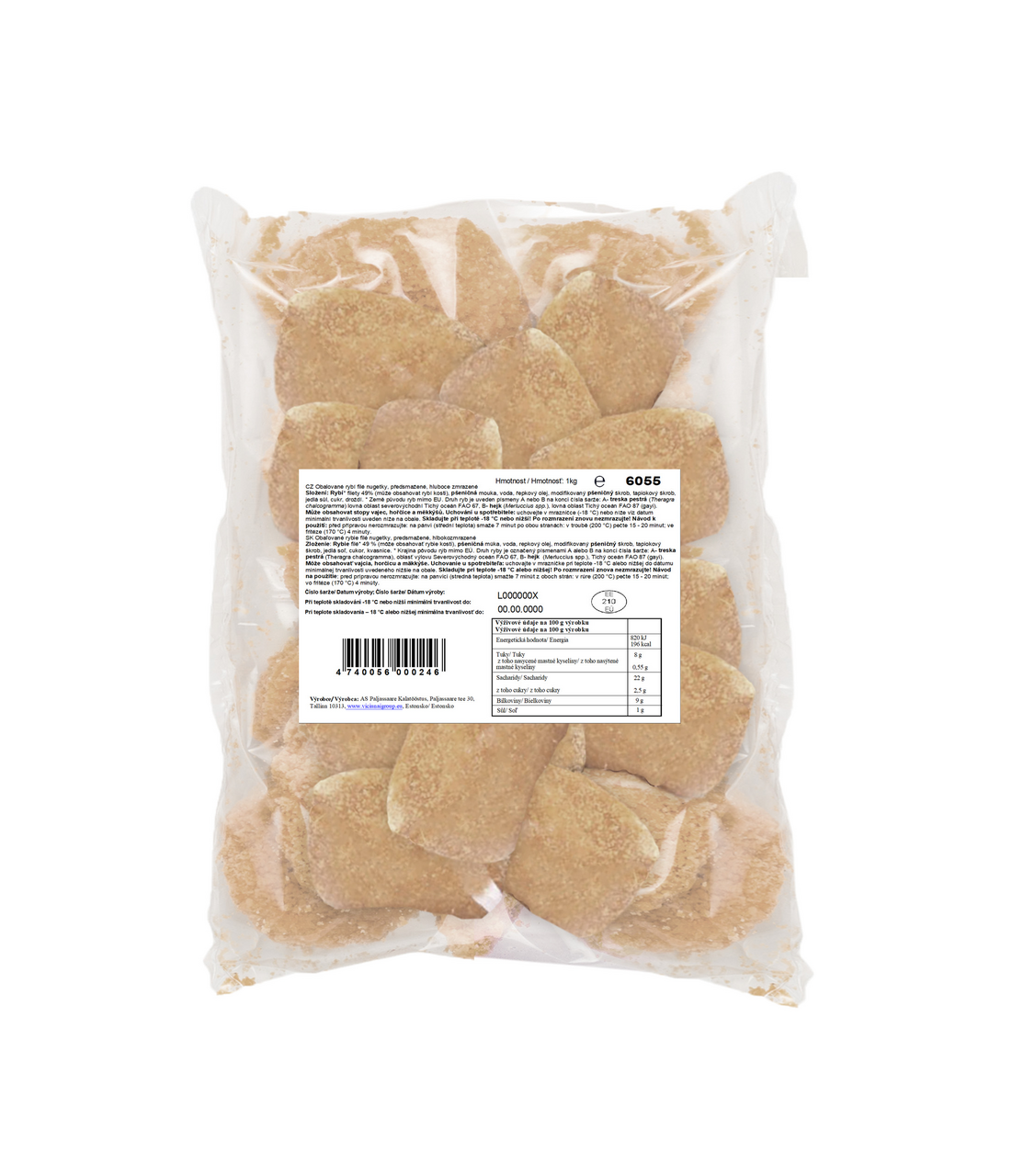 VICI Rybí nugetky mraž. 1 kg