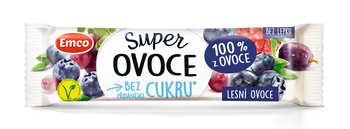 Emco Tyčinka Super ovocná lesní ovoce 100 % 30 g