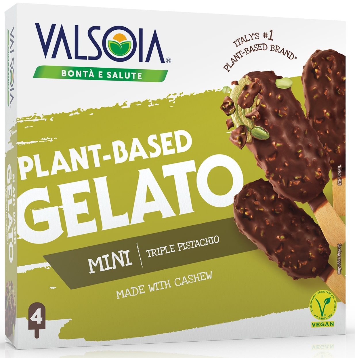 VALSOIA Kešu pistácie Multipack mraž. 4 x 81,5 ml