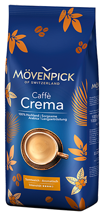 MÖVENPICK of Switzeland Caffe Crema zrnková káva 1 kg