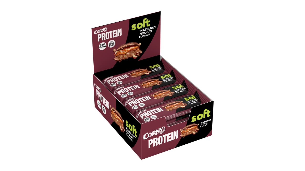 CORNY Protein Soft Hazelnuts 12 x 45 g