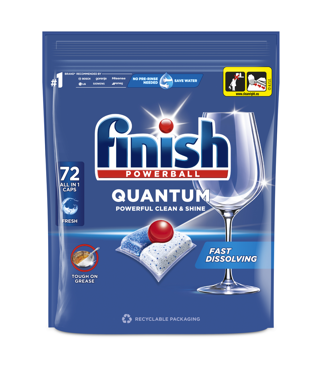 finish Quantum kapsle do myčky 72 ks