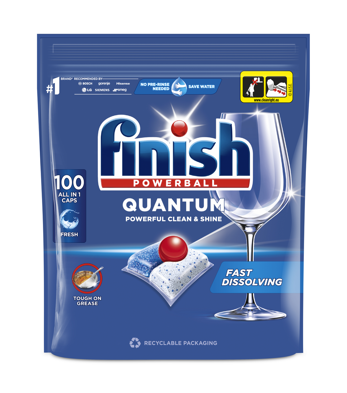 finish Quantum kapsle do myčky 100 ks