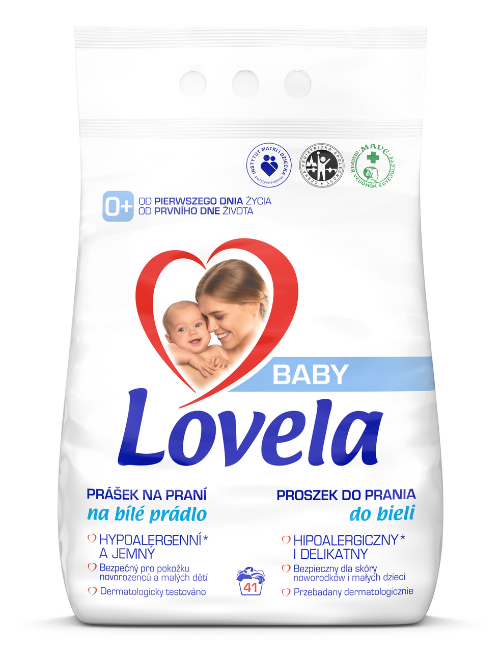 Lovela Bílé prášek na praní 4,1 kg